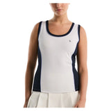 Women's Mixed Texture Square Neck Tank Bright White,Apparel,Penguin,118 Bright White,XS,Tennis Express,O1KSG033