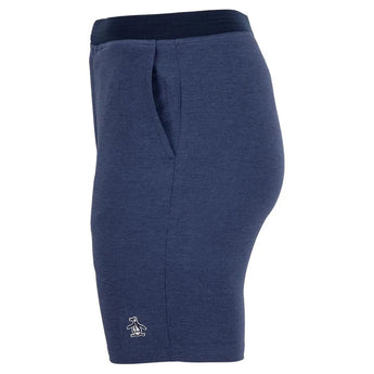 Men's 9 Inch Heather Drawstring Tennis Short-Apparel-Penguin-OGBSB0N7-BU21-1-Tennis Express