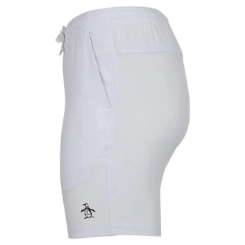 Men's Solid Performance 8 Inch Tennis Short Bright White-Apparel-Penguin-OGBSC0F5-118S22-3-Tennis Express