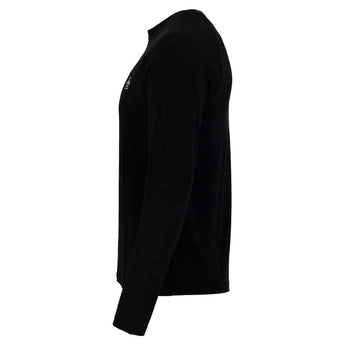 Men's Solid Performance Long Sleeve Tennis Raglan Caviar-Apparel-Penguin-OGKSB0M8-001U22-2-Tennis Express