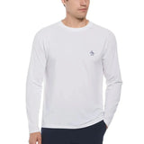 Men's Raglan Long Sleeve Tennis Pull Over-Apparel-Penguin-OGKSB0M8-B-Tennis Express