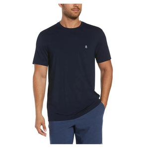 Men's Solid Performance Tennis Top Caviar-Apparel-Penguin-OGKSB0N5-001U22-Tennis Express