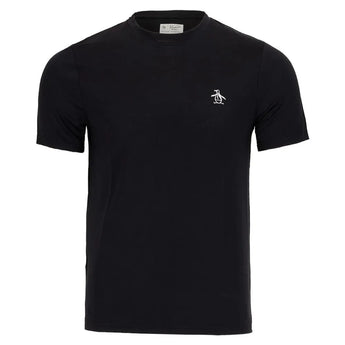 Men's Solid Performance Tennis Top Caviar-Apparel-Penguin-OGKSB0N5-001U221-Tennis Express