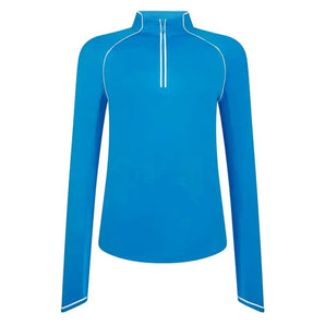 Women's Essentials Veronica Sun Production 1/4 Zip Tennis Top-Apparel-Penguin-OGKSC098-B-Tennis Express