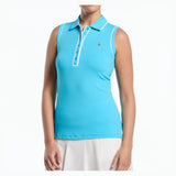 Women's Sleeveless Veronica Tennis Polo Aquarius-Apparel-Penguin-455 Aquarius-XS, [current_file_name-Tennis Express