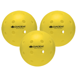 Power 3 Pack Pickleball Balls Yellow-Balls-Diadem-Official_Pickleball-back_3_pack_yellow_1800x1800_4e471f9f-0610-4f31-9cbe-22297fb279fb-Tennis Express