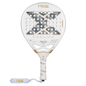 AT10 Genius 12K Alum Xtreme Padel Racquet by Agustin Tapia,Padel Racquets,Nox,White,One Size,Tennis Express,PAT10GENIUS1226-1