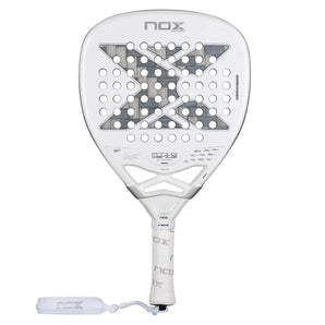 AT10 Genius Attack 12K Alum Xtreme Padel Racquet by Agustin Tapia,Padel Racquets,Nox,White,One Size,Tennis Express,PAT10GENIUSAT1226-1