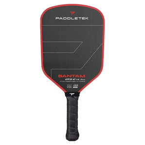 Bantam GTO-C 14.3mm Pickleball Paddle-Racquets-Paddletek-PBGTOR4S-Red1-Tennis Express
