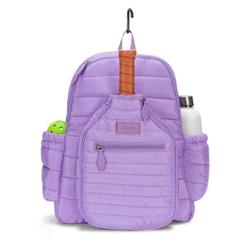 Pickleball Time Backpack Puffer-Bags-Ame and Lulu-PBTBP-1-Purpule-Tennis Express