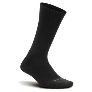 Plantar Fasciitis Relief Cushion Crew Socks Black-Socks-Feetures-PF10-159F21-1-Tennis Express
