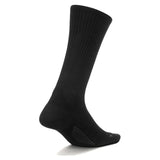 Plantar Fasciitis Relief Cushion Crew Socks Black-Socks-Feetures-PF10-159F21-2-Tennis Express