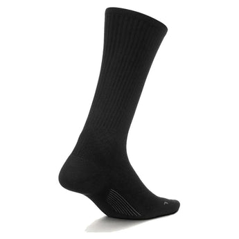 Plantar Fasciitis Relief Cushion Crew Socks Black-Socks-Feetures-PF10-159F21-2-Tennis Express