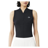 Women's Players Tennis Polo Black, Lacoste, Tennis Express, PF6873-031F26-1