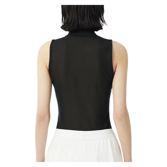 Women's Players Tennis Polo Black, Lacoste, Tennis Express, PF6873-031F26-2