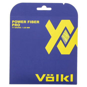 Power Fiber Pro Neon Yellow Tennis String-Strings-Volkl-PFPNY-set-Tennis Express