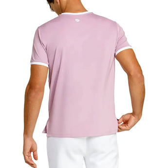 Men's Ronaldo Short Sleeve Pickleball Tee-Apparel-Spin-It-PM3233-LCS9_1-Tennis Express