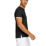 Men's Ronaldo Short Sleeve Pickleball Tee-Apparel-Spin-It-PM3233-NSC9-4-Tennis Express
