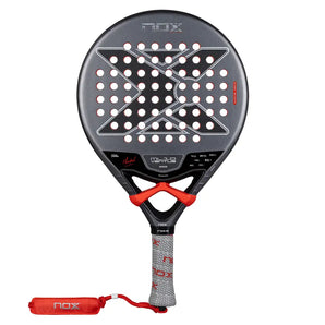 ML10 Ventus Control 3K Padel Racquet by Miguel Lamperti,Padel Racquets,Nox,Grey,One Size,Tennis Express,PML10VENTUS326-1