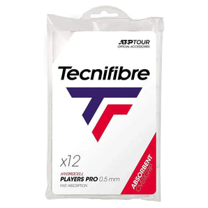 Pro Players Tennis Overgrip 12 Pack White-Accessories-Tecnifibre-PROPLAYER12WH-1-Tennis Express