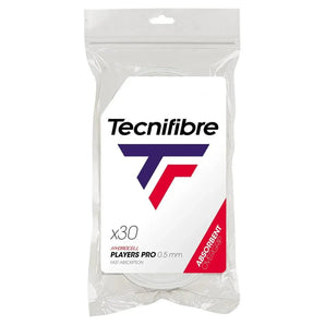 Pro Players Tennis Overgrip 30 Pack White-Accessories-Tecnifibre-PROPLAYER30WH-1-Tennis Express