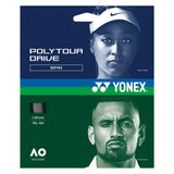 POLYTOUR DRIVE 125/16L Tennis String Silver-Strings-Yonex-PTGD125-Tennis Express
