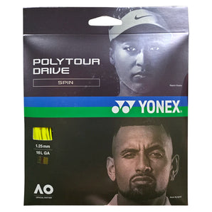 POLYTOUR DRIVE 125 Tennis String Flash Yellow-Strings-Yonex-PTGD125FY-1-621386Tennis Express