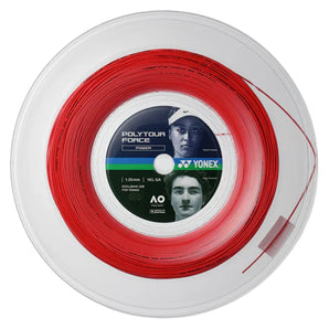 Polytour Force Tennis String Reel Bright Red-Strings-Yonex-PTGFO-BRRR-Tennis Express
