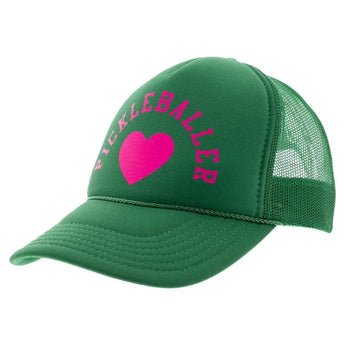 Pickleball Trucker Hat Green-Apparel-Runway Athletics-PTHG-U2-X-Tennis Express