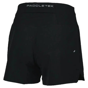 Womens Base Level Performance Tennis Short Black-Apparel-Paddletek-PTW01-BU24-1-Tennis Express