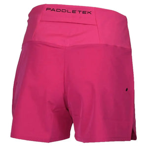 Womens Base Level Performance Tennis Short Fuchsia-Apparel-Paddletek-PTW01-FU24-2-Tennis Express