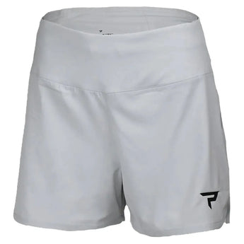 Womens Base Level Performance Tennis Short Glacier Gray-Apparel-Paddletek-PTW01-GU24-Tennis Express