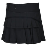 Womens Performance Tennis Skort Black-Apparel-Paddletek-PTW03-BU24-1-Tennis Express
