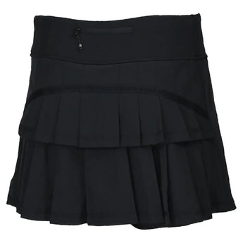 Womens Performance Tennis Skort Black-Apparel-Paddletek-PTW03-BU24-1-Tennis Express