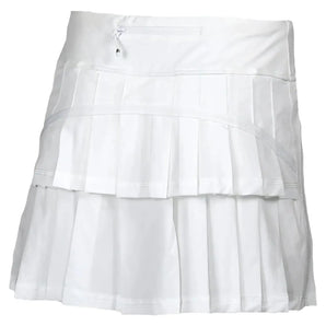 Womens Performance Tennis Skort White-Apparel-Paddletek-PTW03-WU24-2-Tennis Express