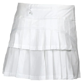 Womens Performance Tennis Skort White-Apparel-Paddletek-PTW03-WU24-2-Tennis Express