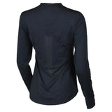 Womens Long Sleeve Performance Tennis Top Black-Apparel-Paddletek-PTW06-BU24-1jpg-Tennis Express