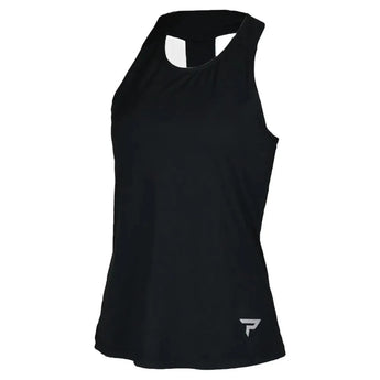 Womens Performance Tennis Tank Black-Apparel-Paddletek-PTW07-BLKU24-Tennis Express