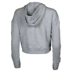 Womens Cropped Fleece Tennis Hoodie Glacier Gray-Apparel-Paddletek-PTW09-GU24-2-Tennis Express