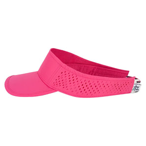 Women's Performance Tennis Visor Hot Pink, Ame and Lulu, Tennis Express, PV172-B-1