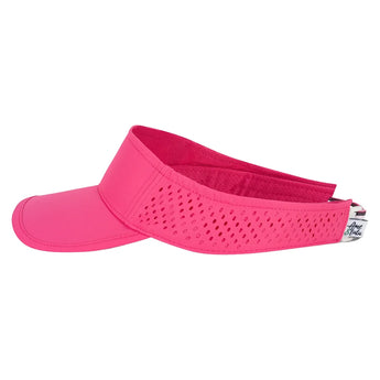 Women's Performance Tennis Visor Hot Pink, Ame and Lulu, Tennis Express, PV172-B-1