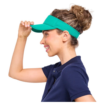 Women's Performance Tennis Visor Jade, Ame and Lulu, Tennis Express, PV339-B-2