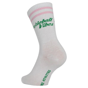 Pickleball Vibes Socks Pink and Green-Socks-Runway Athletics-PVSPG-U24-2-Tennis Express