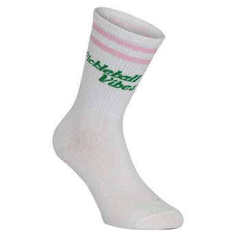 Pickleball Vibes Socks Pink and Green-Socks-Runway Athletics-PVSPG-U24-Tennis Express