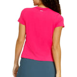 Women's Bijou Boxy Short Sleeve Pickleball Top Vivid Pink-Apparel-Spin-It-PX3164-3808S25-1-Tennis Express