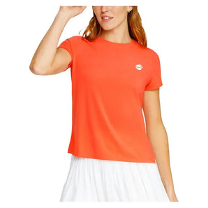 Women's Bijou Boxy Short Sleeve Pickleball Top-Apparel-Spin-It-PX3164-S25-hsw9-3-Tennis Express