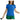 Women's Bijou Boxy Short Sleeve Pickleball Top-Apparel-Spin-It-PX3164-U25-Blue-Tennis Express