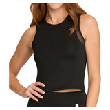 Women's Yana Cropped Pickleball Tank with Bra-Apparel-Spin-It-PX3224-B-B-Tennis Express