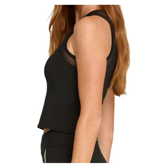 Women's Yana Cropped Pickleball Tank with Bra-Apparel-Spin-It-PX3224-B-B1-Tennis Express