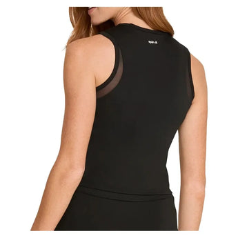 Women's Yana Cropped Pickleball Tank with Bra-Apparel-Spin-It-PX3224-B-B2-Tennis Express
